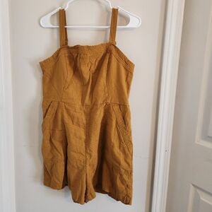 Old Navy Mustard Yellow Romper Large